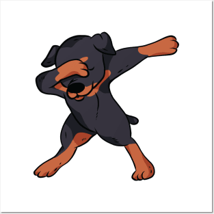 Dabbing Dog Posters and Art